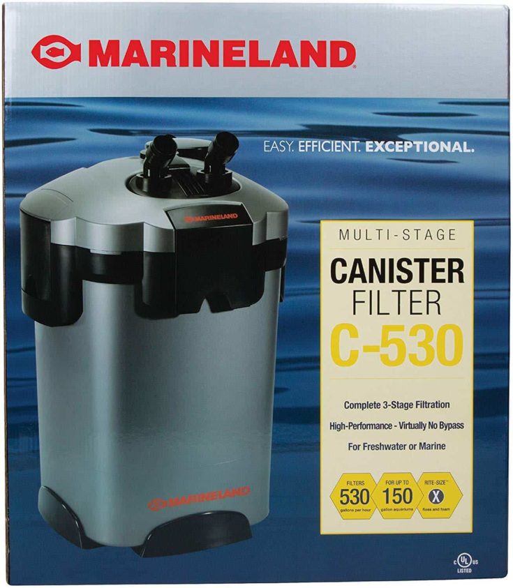 Multi-Stage Canister Filter C-530 packaging box