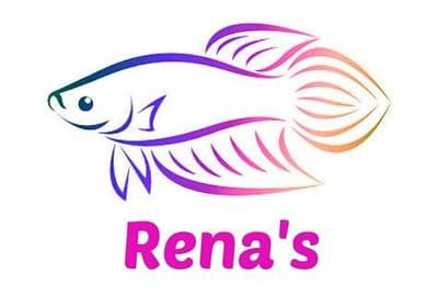 Rena's Logo isolated in white background