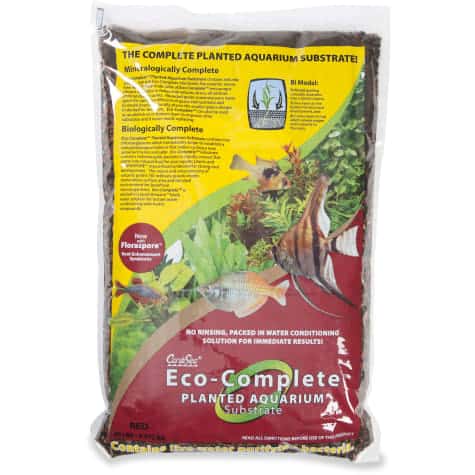 CaribSea Eco-Complete Red Coarse-Grade Plant Substrate, 20 lbs.