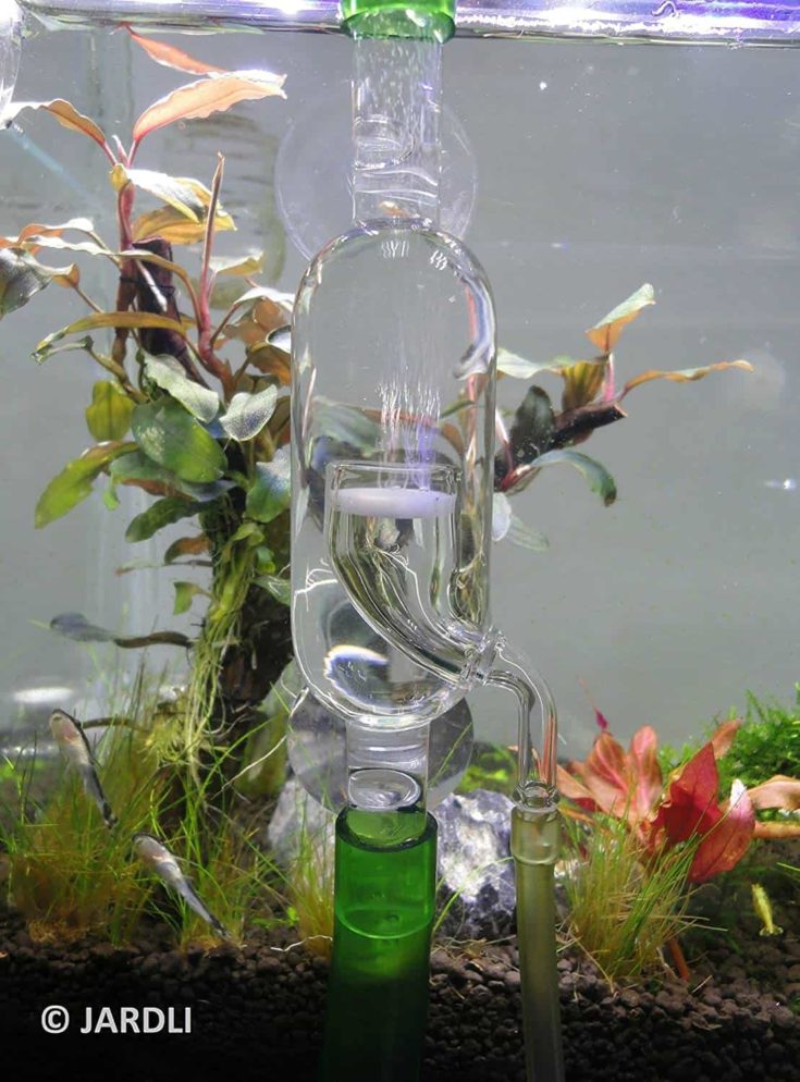 JARDLI Glass Inline CO2 Atomizer Diffuser System