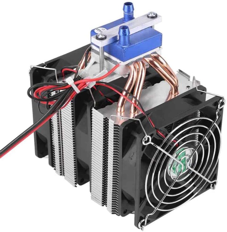 DC 12V Thermoelectric Cooler Peltier System Semiconductor Refrigeration Water Chiller Cooling Device for Fish Tank(120W (for 30L Tank)