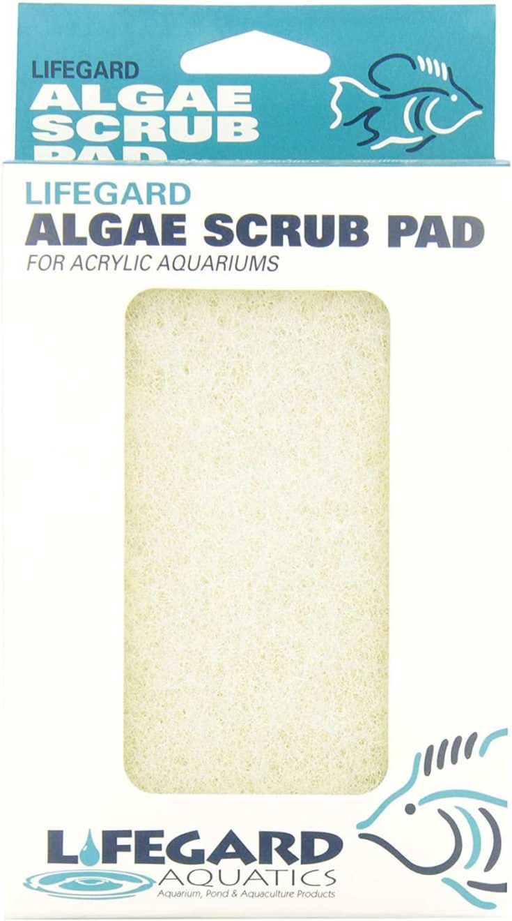 Lifegard Aquatics 4-Inch by 6-Inch White Algae Pad