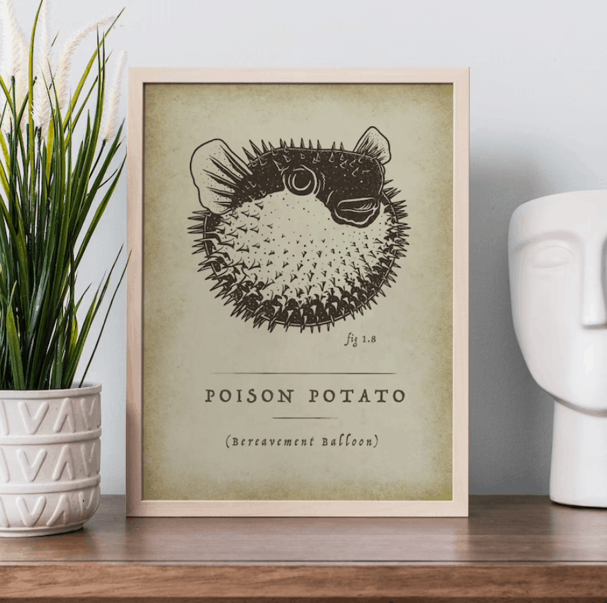 Puffer Fish Poster