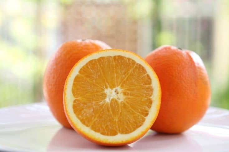 Oranges Up Close