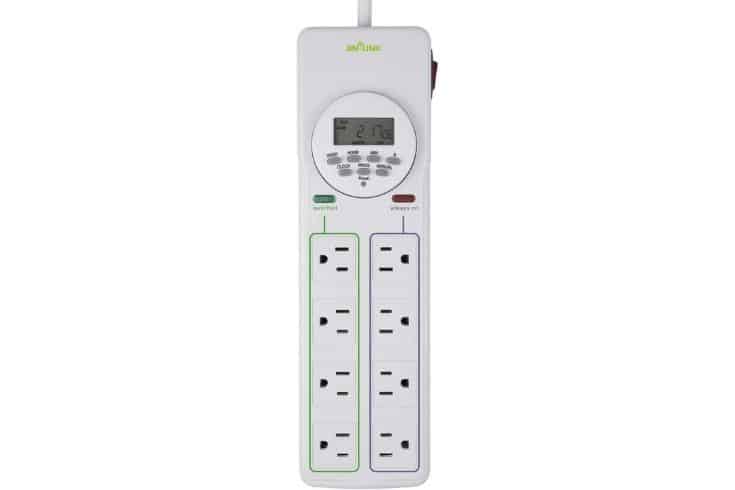 BN-LINK 8 Outlet Surge Protector with 7-Day Digital Timer