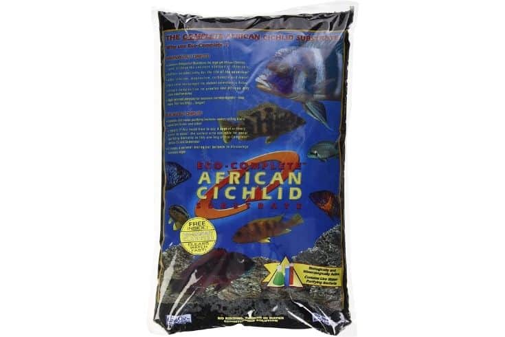 Carib Sea Aquatics Eco-Complete African Cichlid Zack Sand, Black