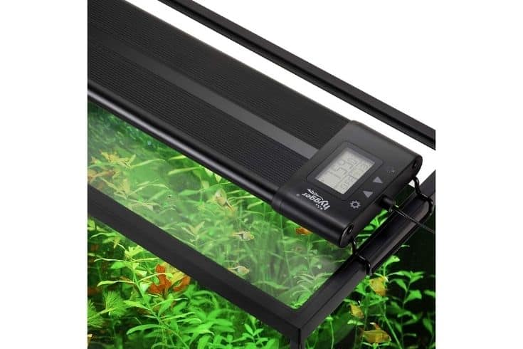 Hygger Auto On Off 24-30 Inch LED Aquarium Light Extendable Dimable 7 Colors Full Spectrum