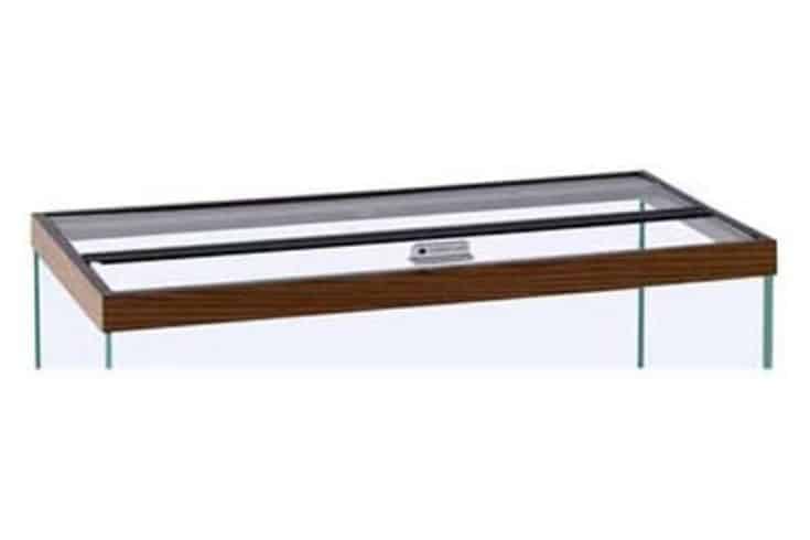 Perfecto Manufacturing Hinged Rectangle Aquarium Canopy in Glass