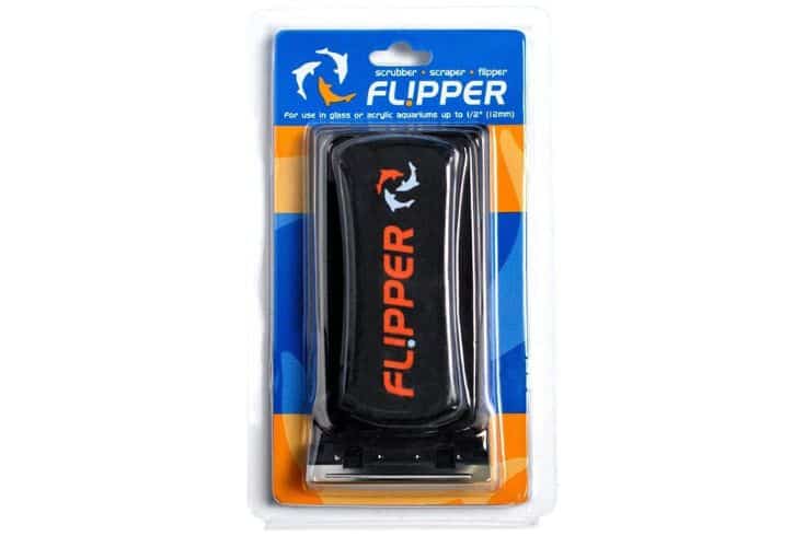 FL!PPER Flipper Cleaner – 2-in-1 Magnetic Aquarium Glass Cleaner